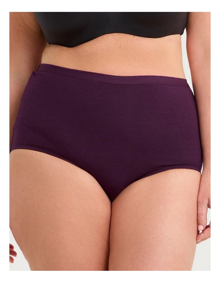 3 Pack Bamboo Basic Full Briefs Multi image 3