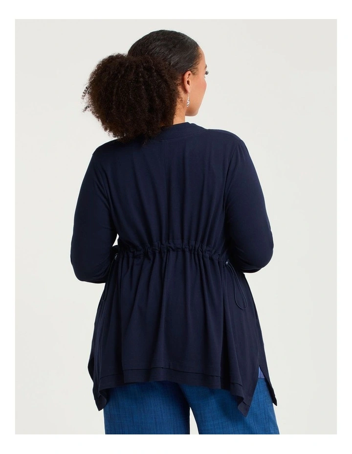 Natural Wiseguy Rory Cardigan Dark Indigo image 2