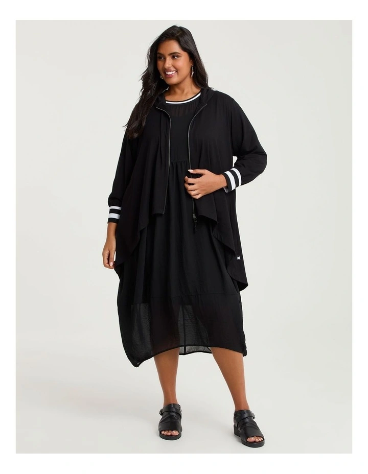 Cotton Elevate Avery Cardigan Black image 1