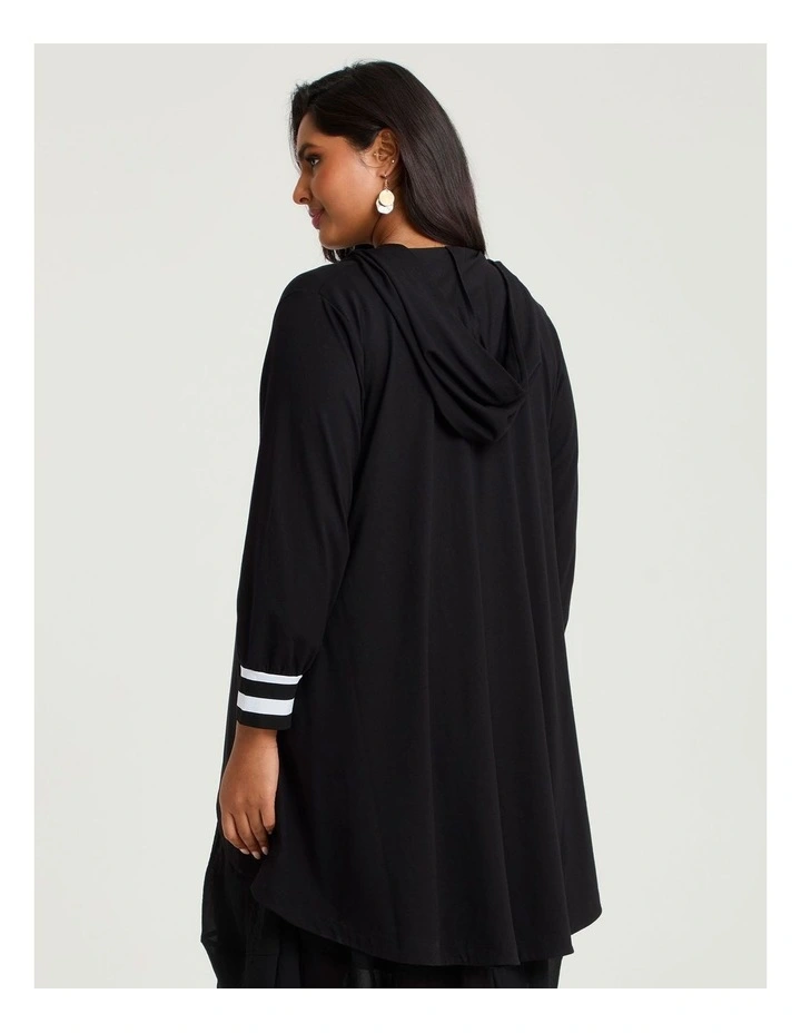 Cotton Elevate Avery Cardigan Black image 2