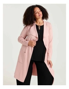 Midtown Natural Knit Cardigan Tea Rose