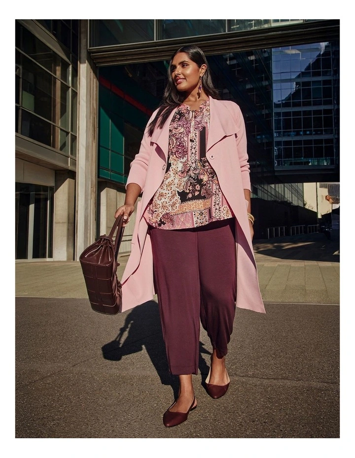 Midtown Natural Knit Cardigan Tea Rose image 6