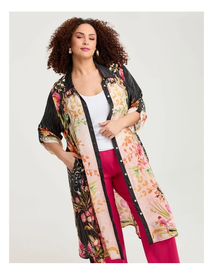 Natural Mara Shirt Dress Print image 3