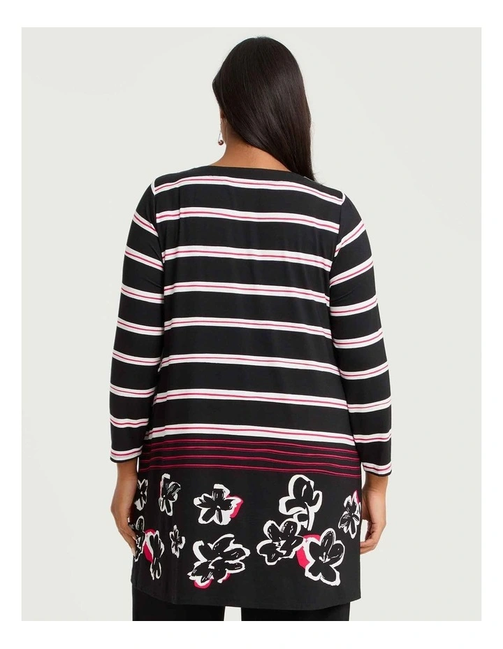 Natural Myra Stripe Tunic Print image 2