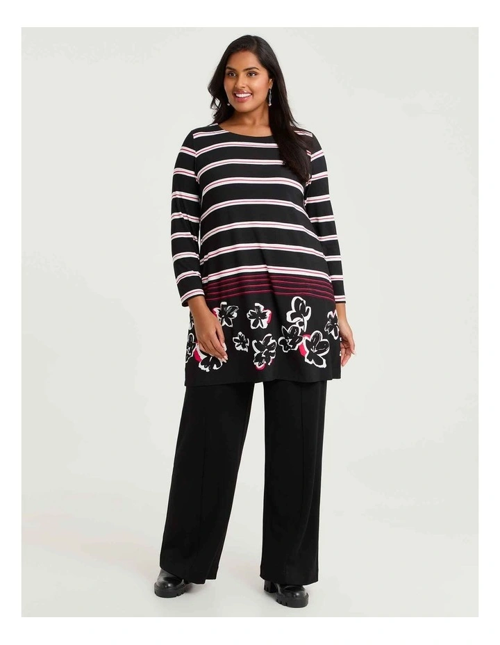 Natural Myra Stripe Tunic Print image 3