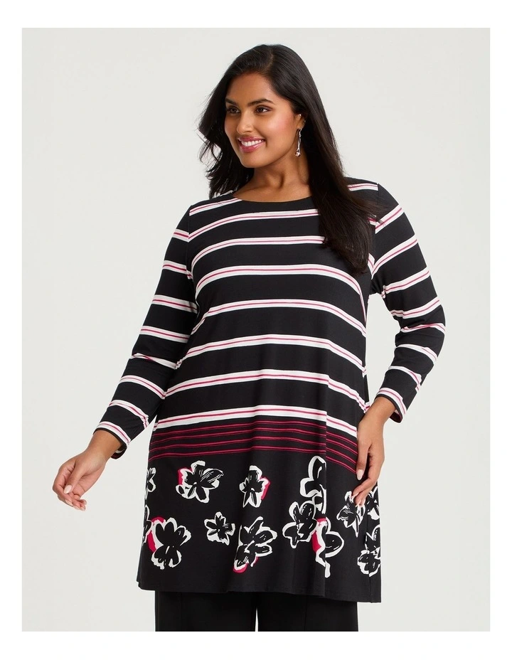 Natural Myra Stripe Tunic Print image 4