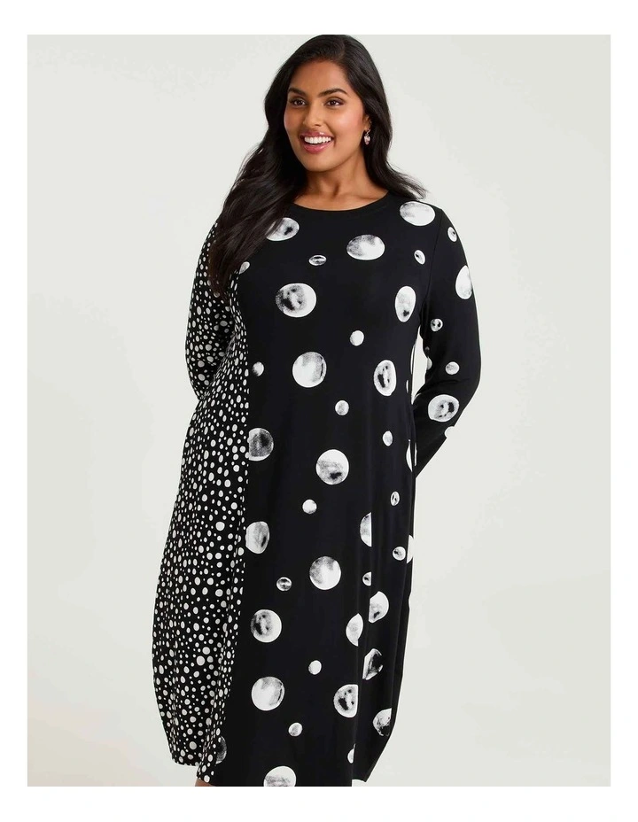 Natural Ira Spot Dress Print image 3