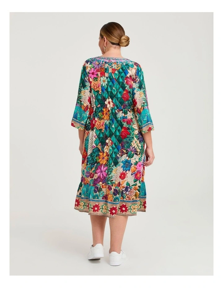 Necklace Tier Natural Dress Ocean Print image 2