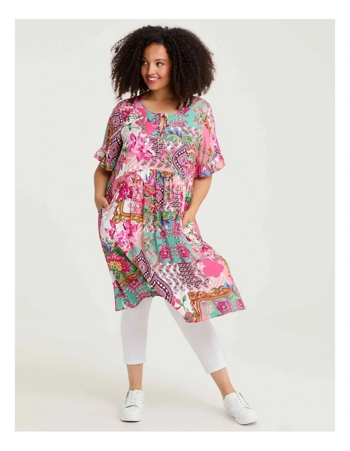 Everyday Flora Natural Dress Print image 1