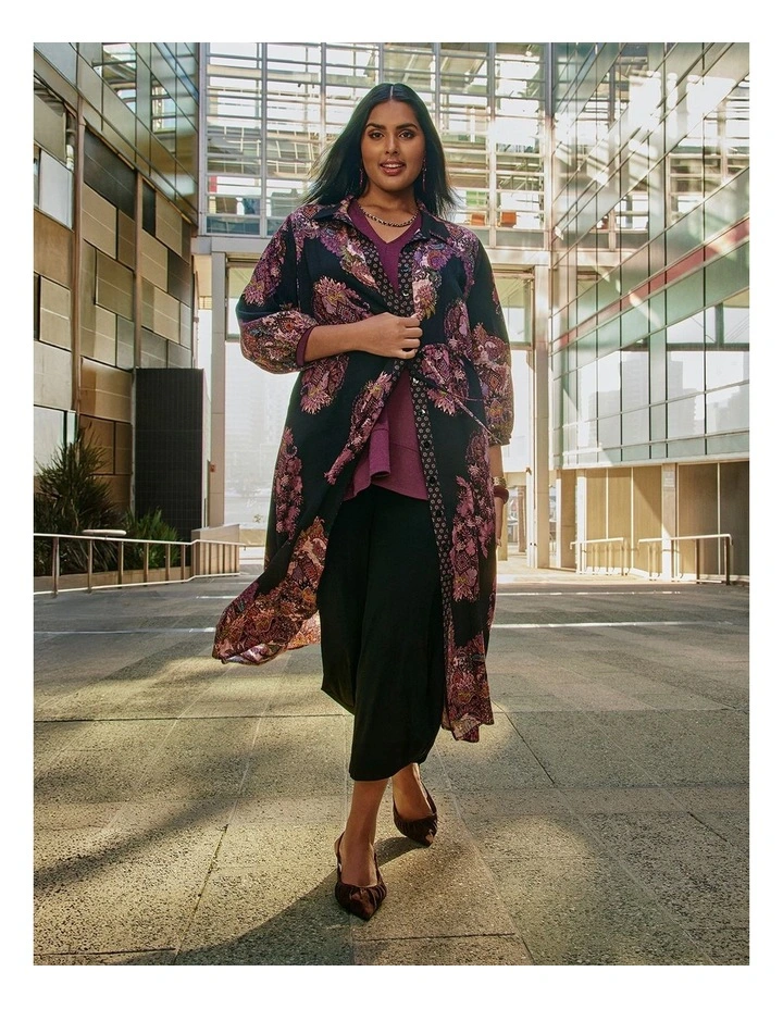 Paisley Natural Maxi Shirt Dress Print image 6