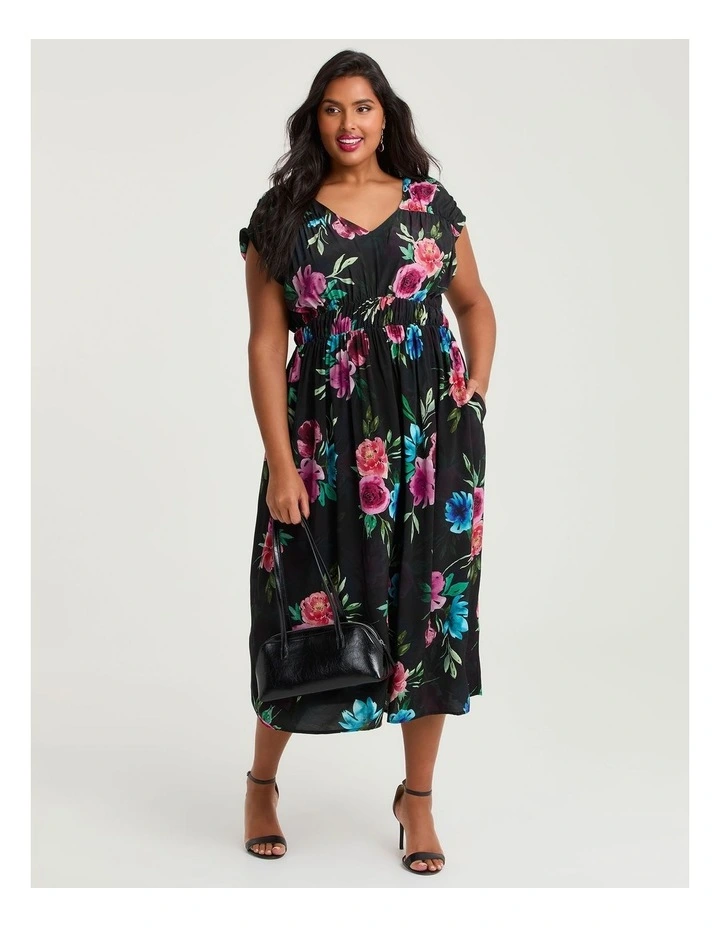 Wild Rose Floral Maxi Dress Floral Print image 1