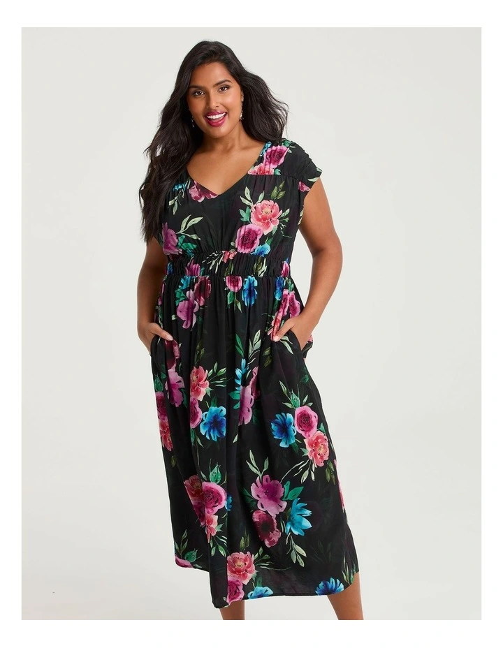 Wild Rose Floral Maxi Dress Floral Print image 3