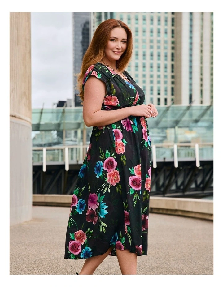 Wild Rose Floral Maxi Dress Floral Print image 5