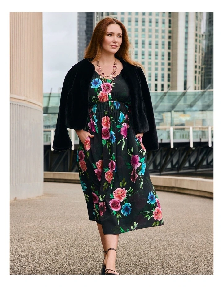 Wild Rose Floral Maxi Dress Floral Print image 6