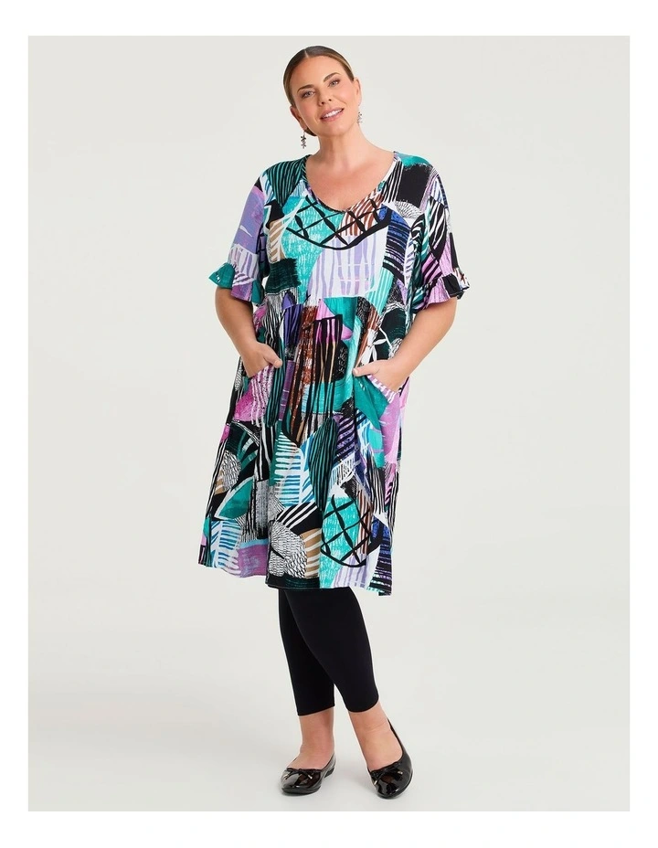 Everday Empire Natural Dress Print image 1