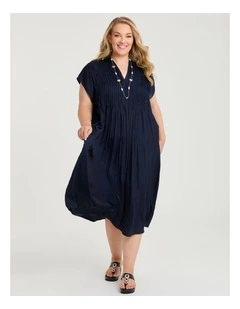 Luxe Georgia Maxi Dress Dark Indigo