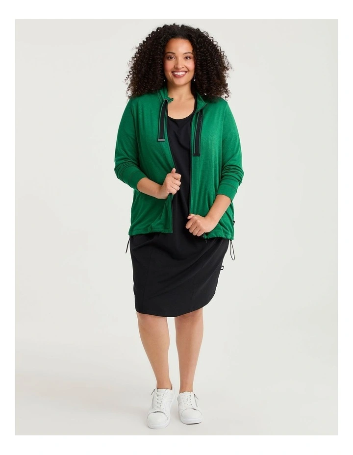 Pima Cotton Traveller Dress Black image 4
