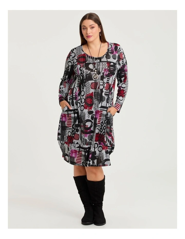 Red Reign Snug Dress Print image 1