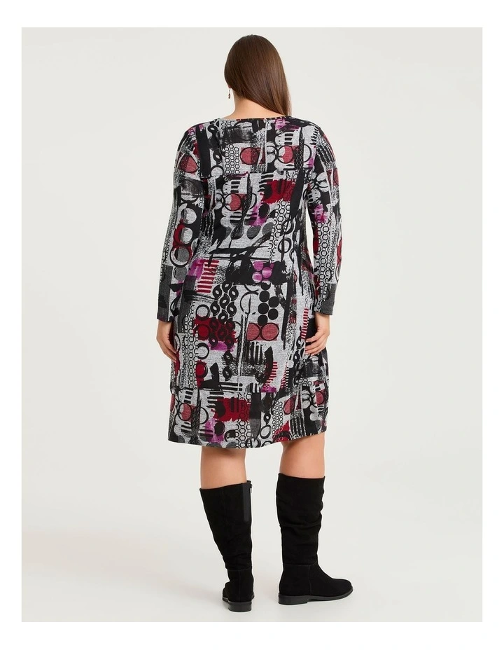 Red Reign Snug Dress Print image 2