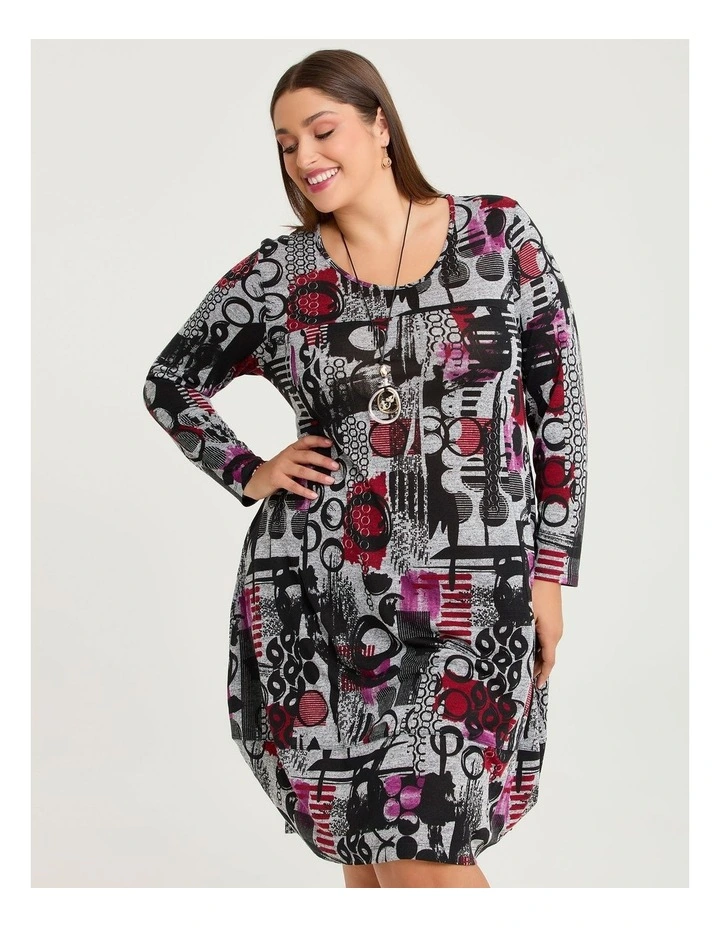Red Reign Snug Dress Print image 3