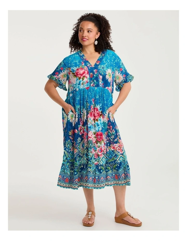 Natural Getaway Floaty Dress Print image 1