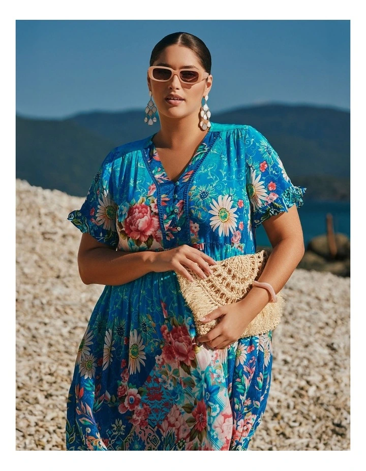 Natural Getaway Floaty Dress Print image 4