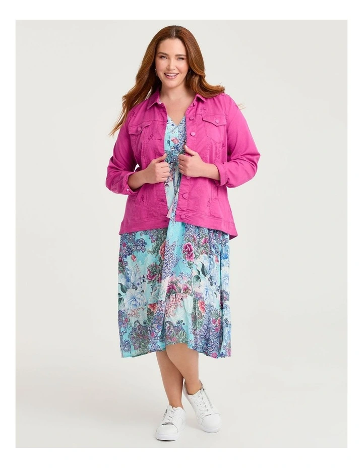 Natural Mallorca Tile Dress Print image 4