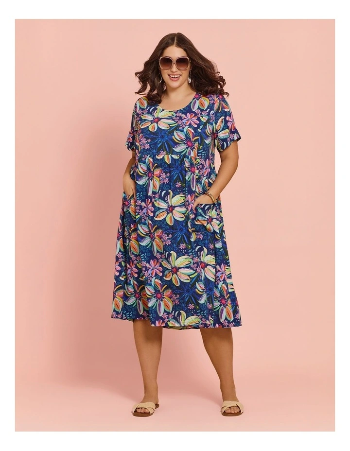 Ettavee Flowers Pocket Dress Print image 3