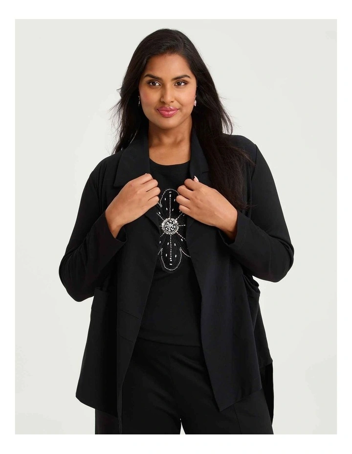 Natural Ava Jacket Black image 1