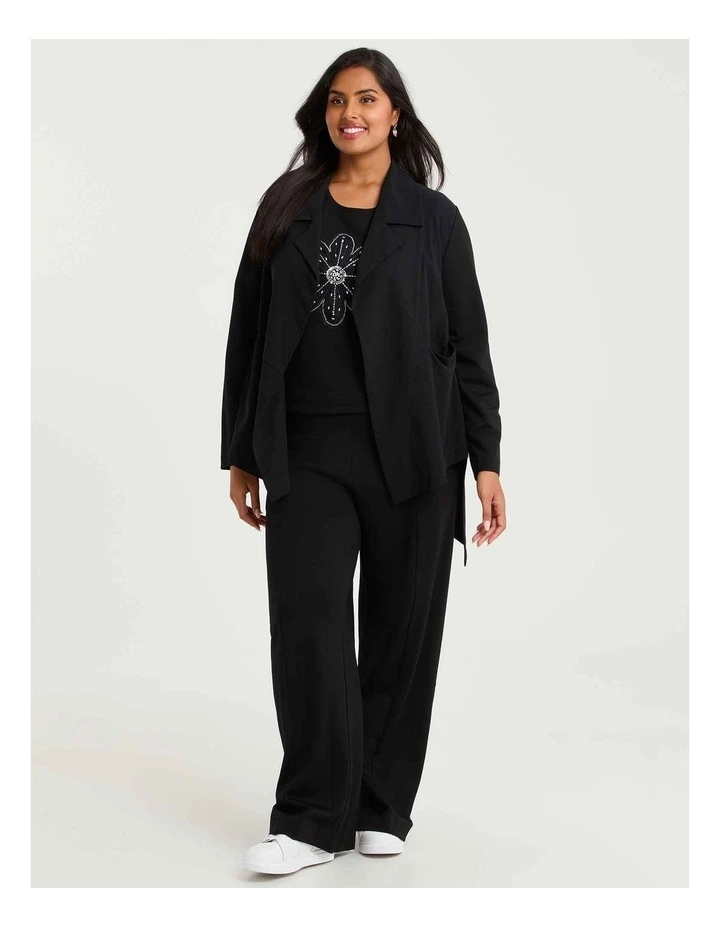 Natural Ava Jacket Black image 4