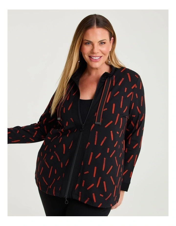 Ponte Lydia Jacket Print image 1