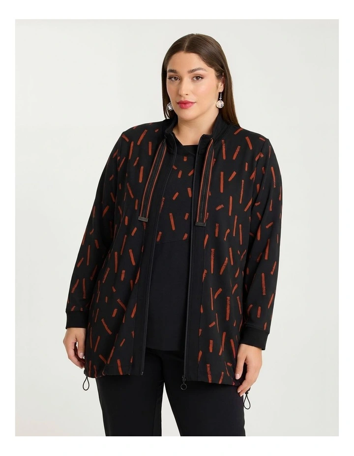 Ponte Lydia Jacket Print image 1