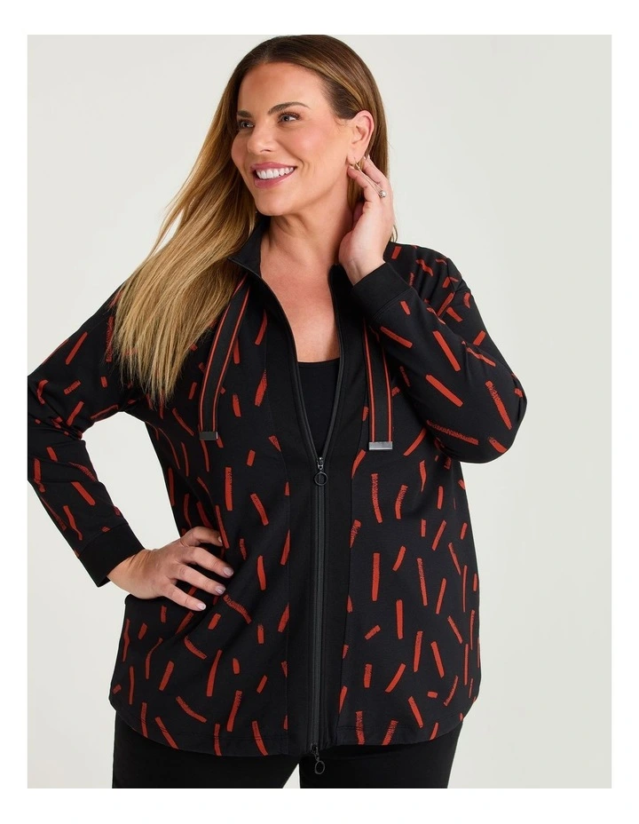 Ponte Lydia Jacket Print image 3