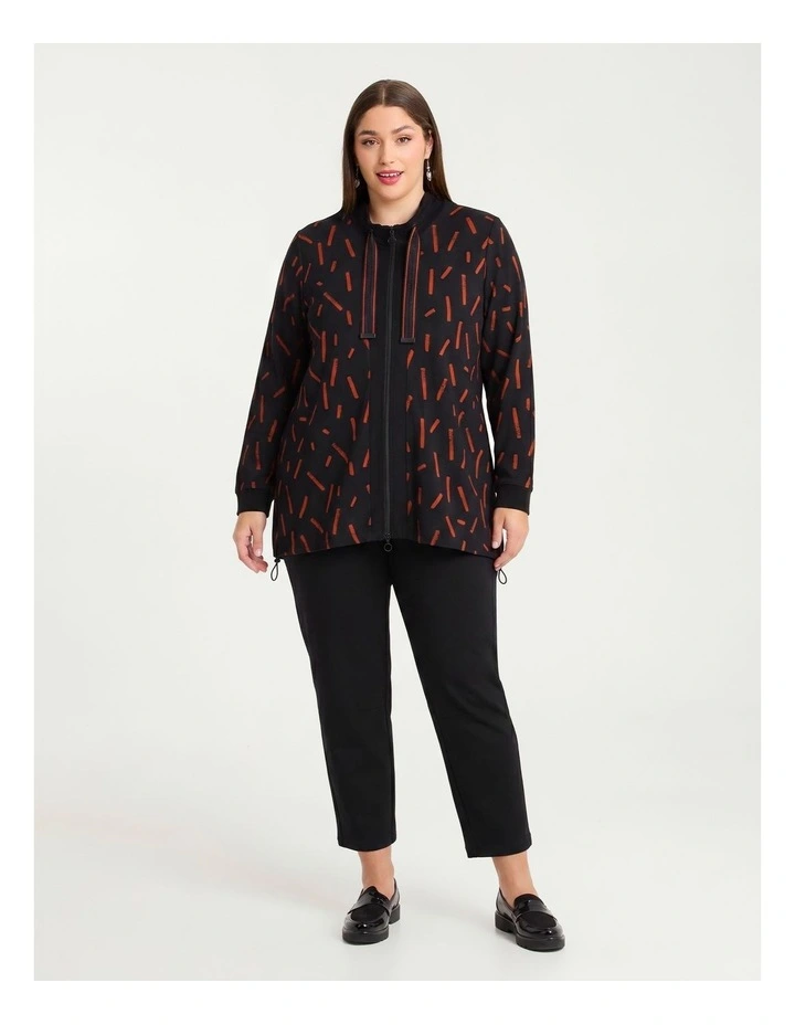 Ponte Lydia Jacket Print image 3