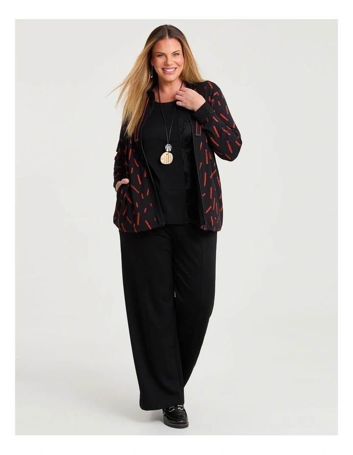 Ponte Lydia Jacket Print image 4