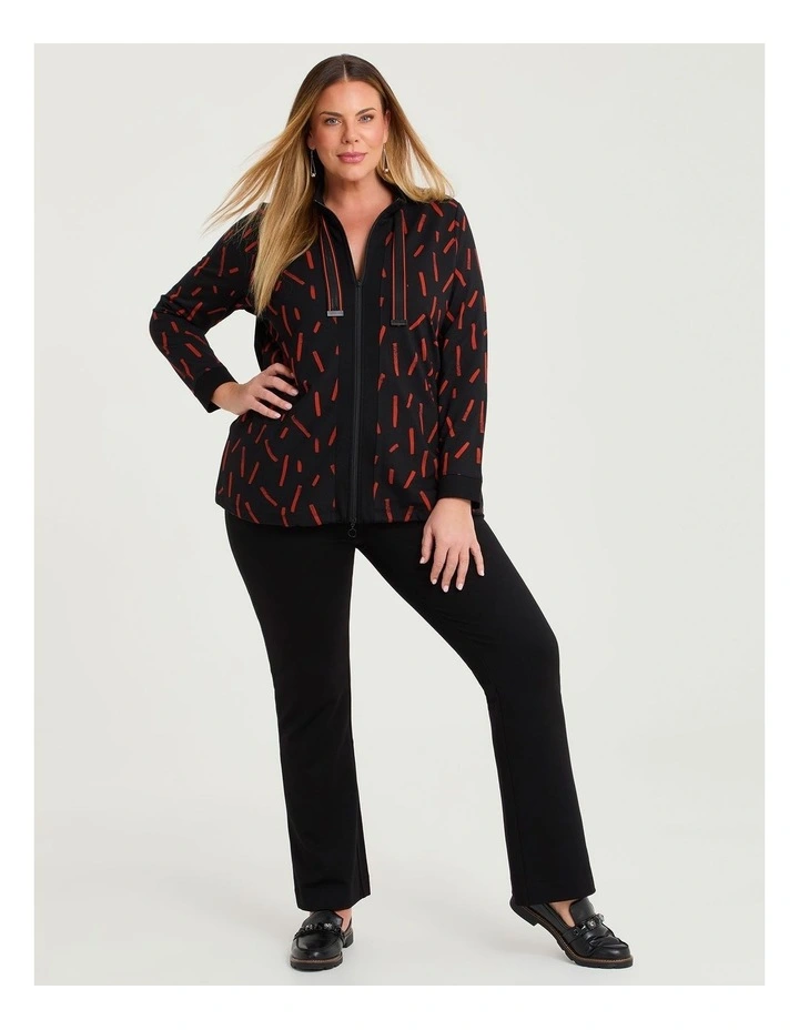 Ponte Lydia Jacket Print image 5