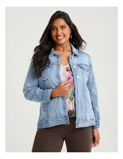 The Signature Denim Jacket Light Blue Denim
