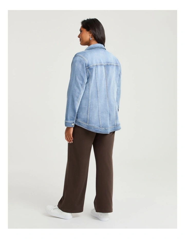 The Signature Denim Jacket Light Blue Denim image 2
