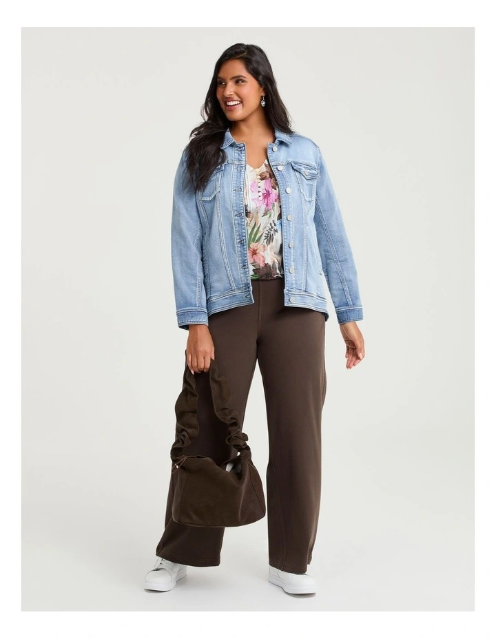 The Signature Denim Jacket Light Blue Denim image 4