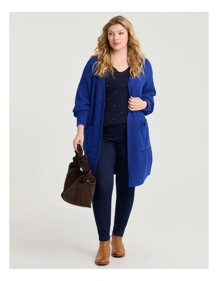 Spot V-neck Jumper Navy image 4