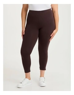 Bamboo Breezy 7/8 Legging Chocolate Plum