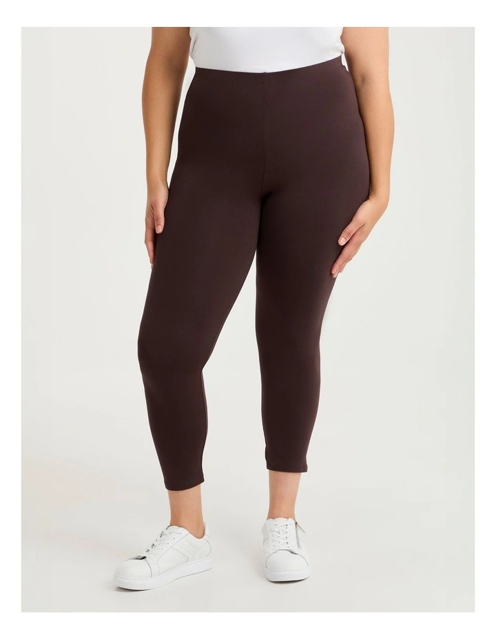 Bamboo Breezy 7/8 Legging Chocolate Plum image 1