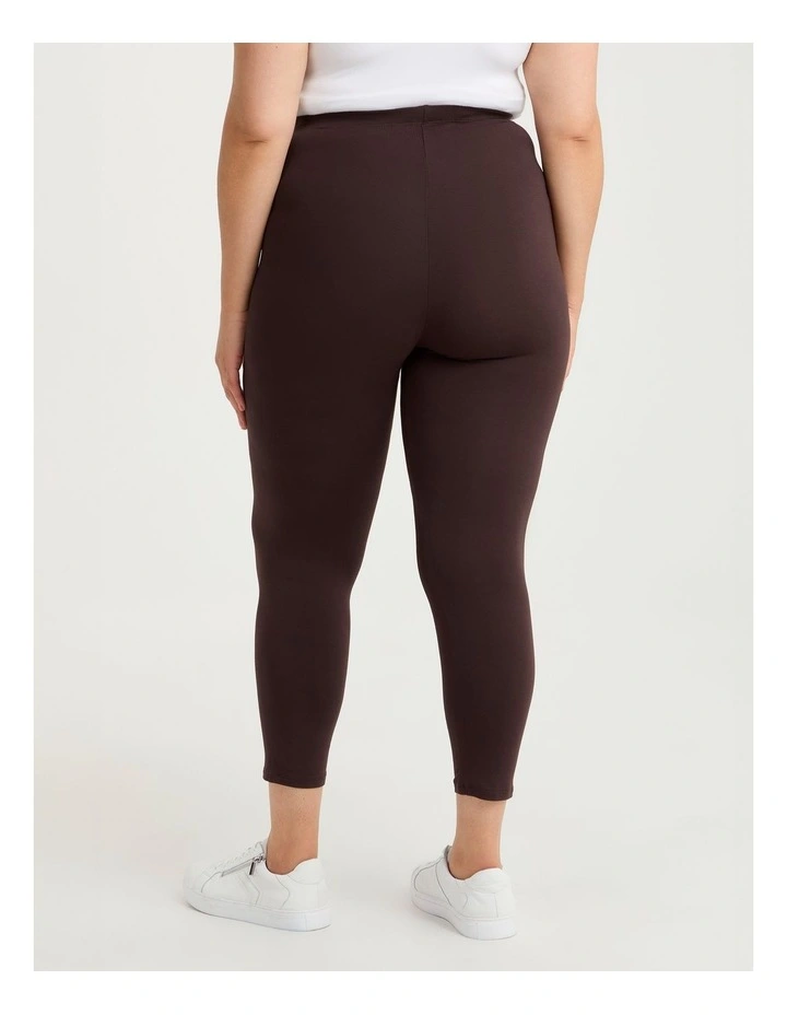 Bamboo Breezy 7/8 Legging Chocolate Plum image 2