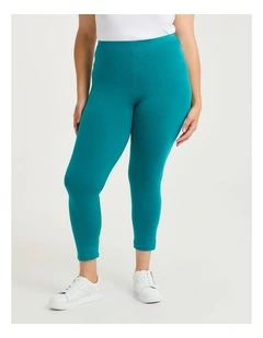 Bamboo Breezy 7/8 Legging Ocean Green