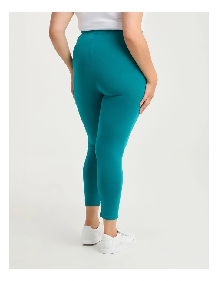 Bamboo Breezy 7/8 Legging Ocean Green image 2