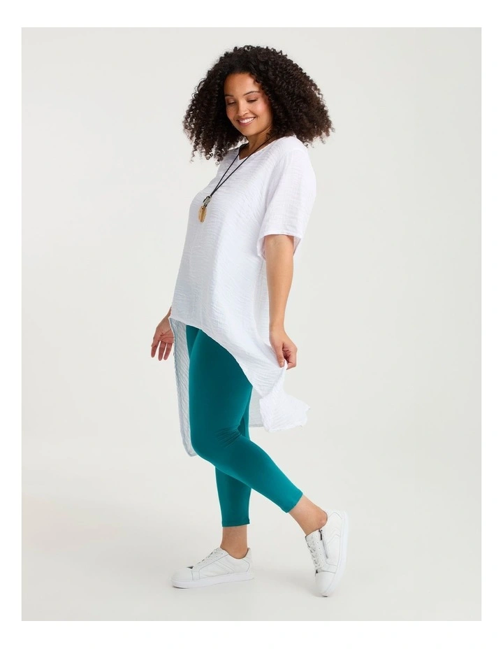 Bamboo Breezy 7/8 Legging Ocean Green image 3