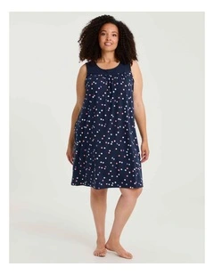 Australian Cotton Confetti Nightie Print