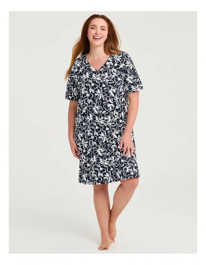 Australian Cotton Dahlia Nightie Print image 1