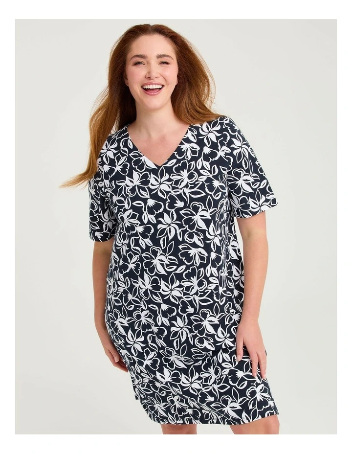 Australian Cotton Dahlia Nightie Print image 3