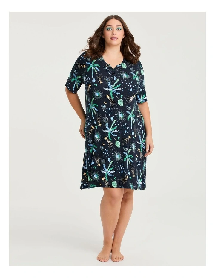Ettavee Palm Nightie Print image 1